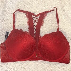 Victoria's Secret Red Lace Bra